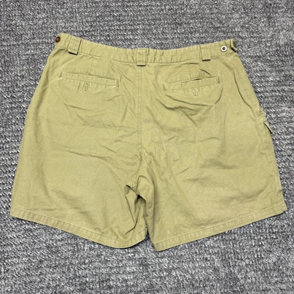 Columbia Mens Cargo Shorts 38 Khaki‎ Tan Flat Front Hiking Outdoor Cotton